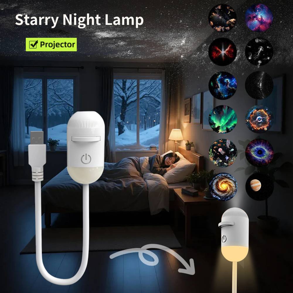 Lighting Decoration Ideas - Mini projecteur d'étoiles Galaxy, lampe d'ambiance